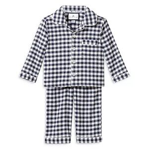 Petite Plume Baby Navy Gingham Pajamas